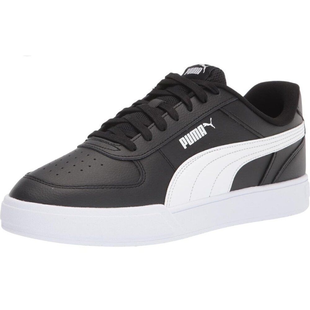 Puma Caven Men Black White Shoes Size 9